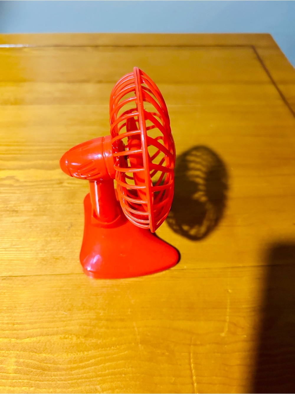 3 for $15 / Portable Red Desk Mini Fan - Compact Home Office Cooling - Picture 2 of 2